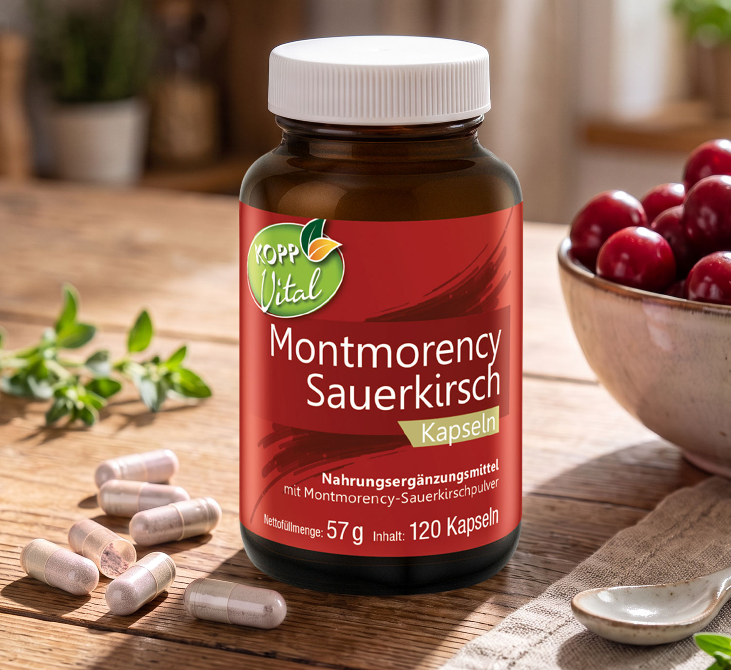 Kopp Vital� Montmorency Sauerkirsch / 120 Kapseln