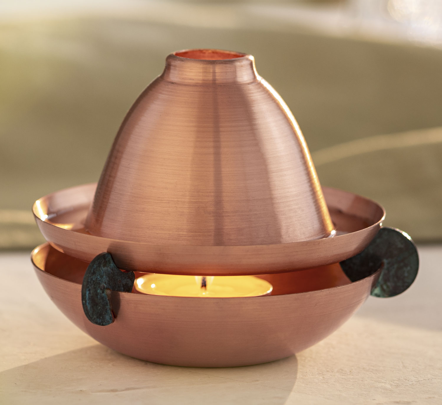 Kupfer-Duftlampe