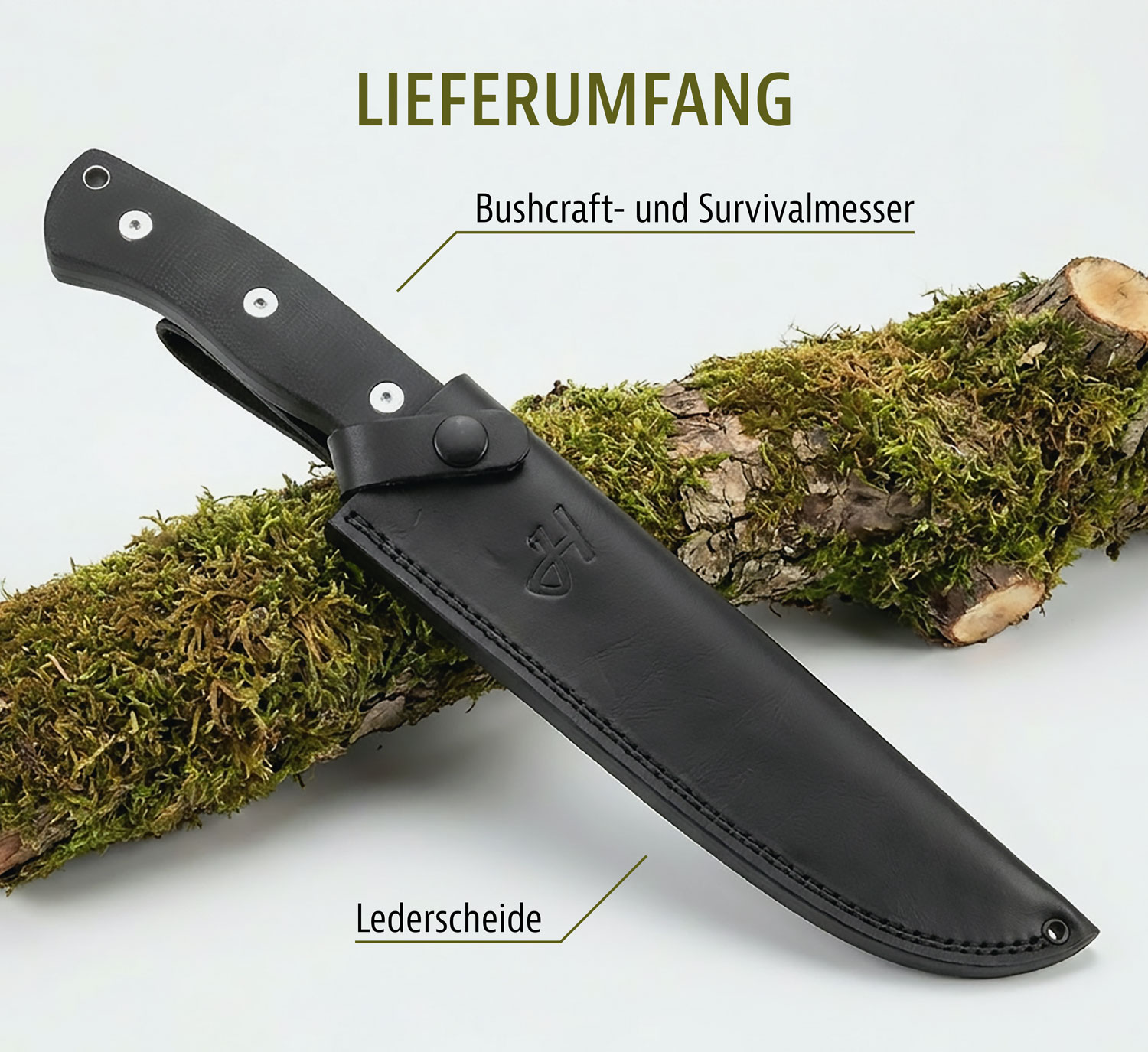 Bushcraft-Messer Waldfels D203