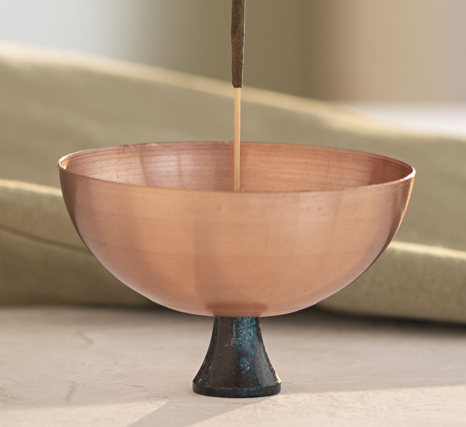 Kupfer-R�ucherst�bchenhalter