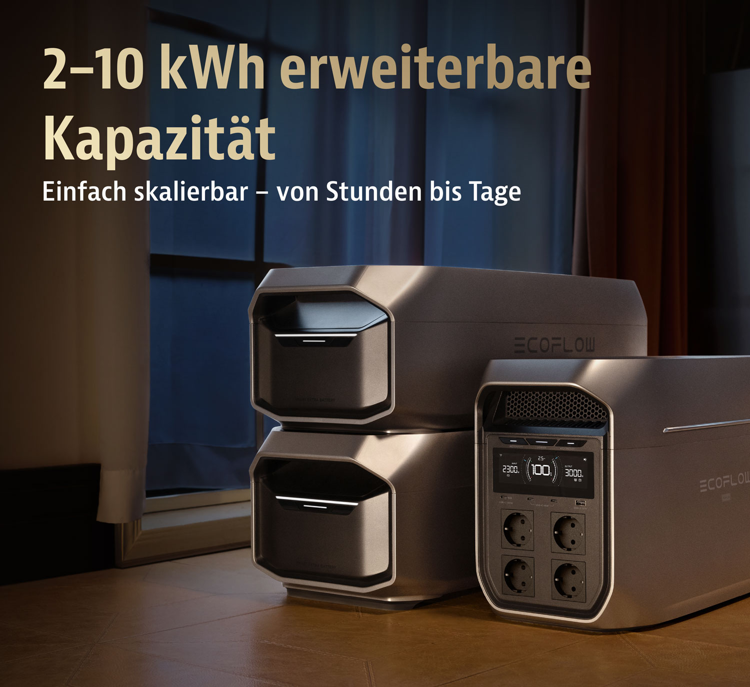 EcoFlow DELTA 3 Max Plus Zusatzakku 2048 Wh01
