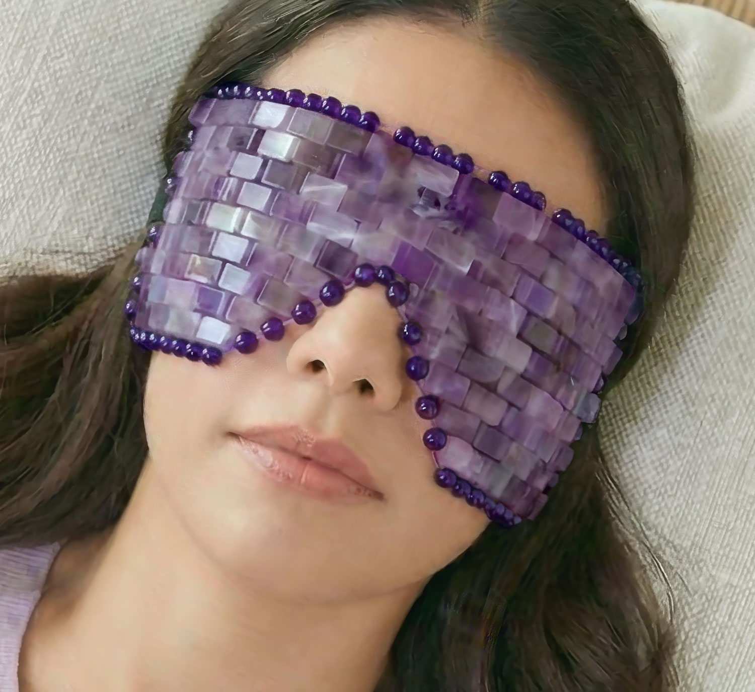 Edelstein-Augenmaske