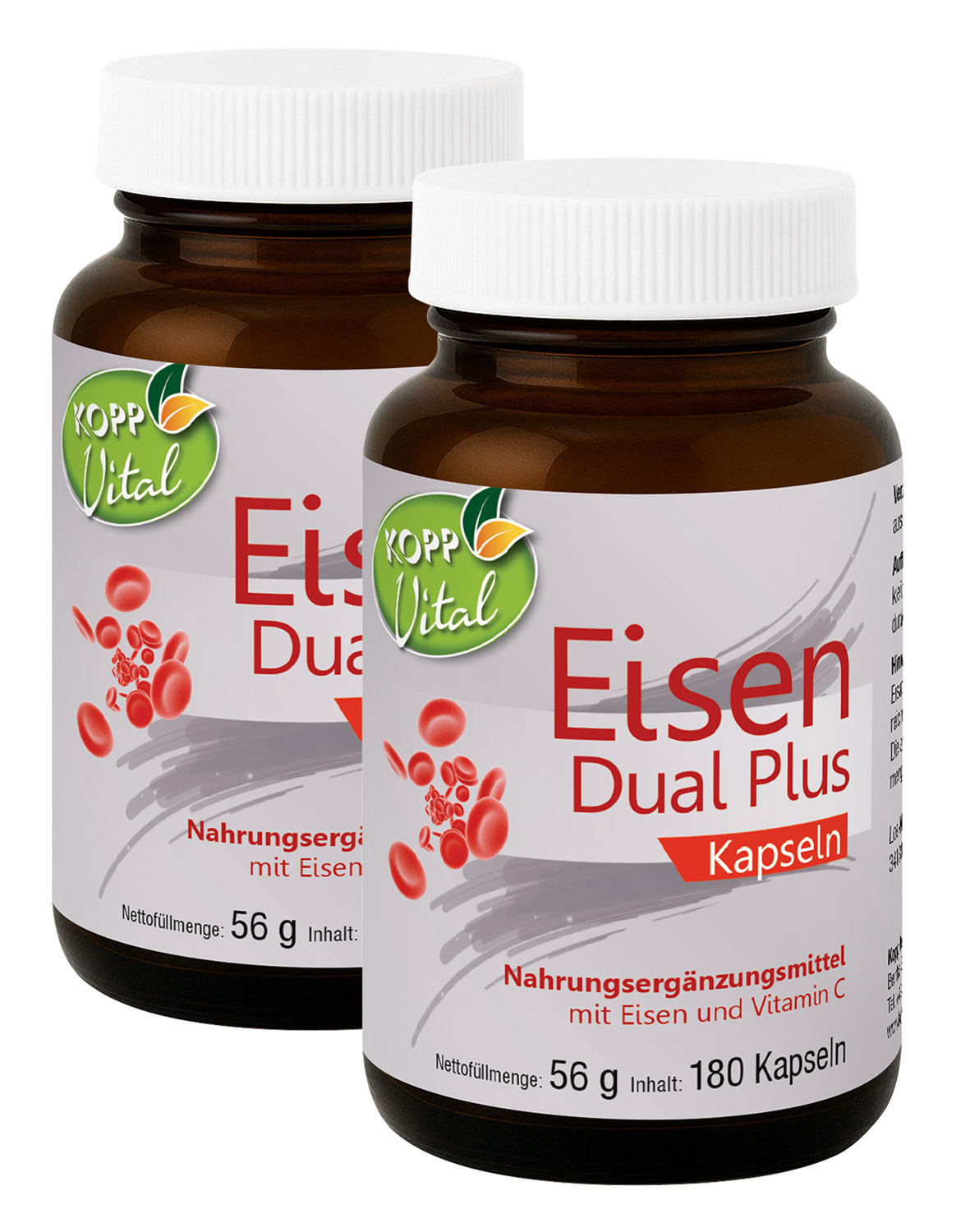 Kopp Vital� Eisen Dual Plus / 20 mg / 180 Kapseln