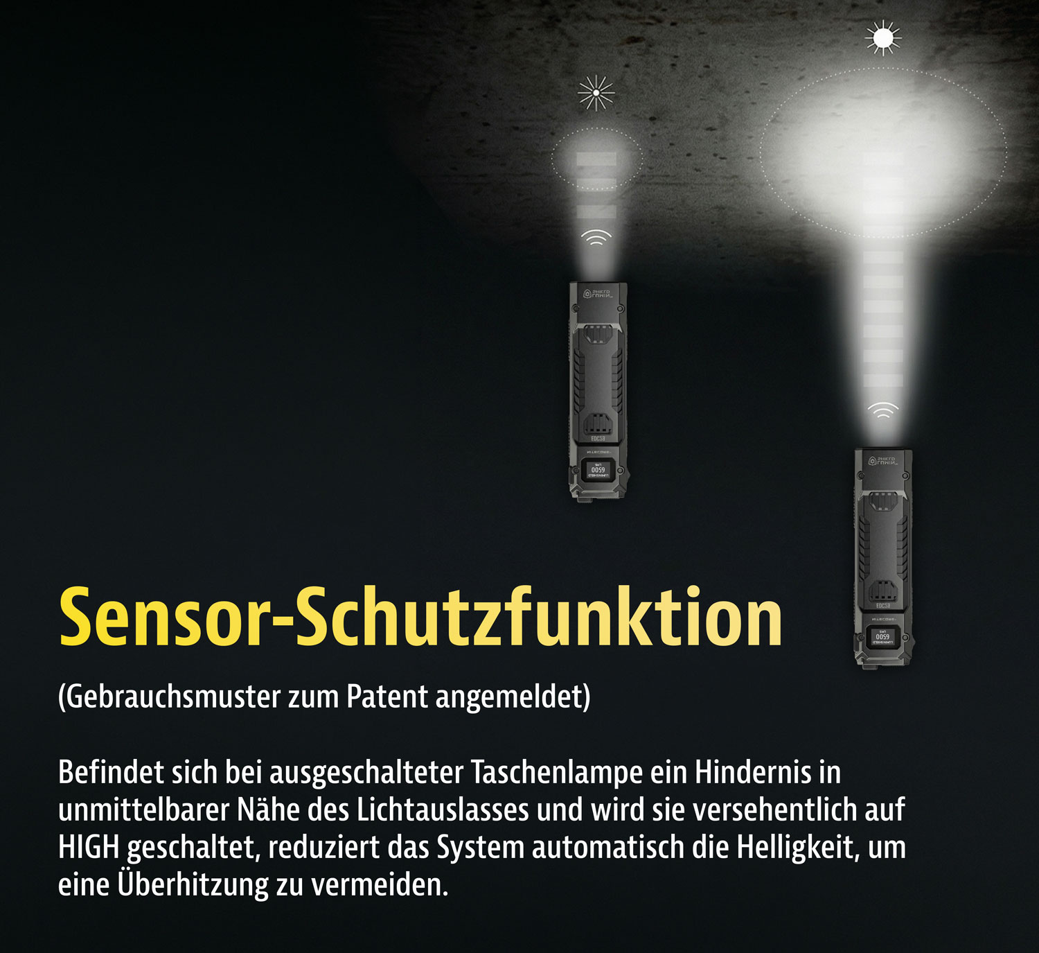 Nitecore NC-EDC29 Taschenlampe09