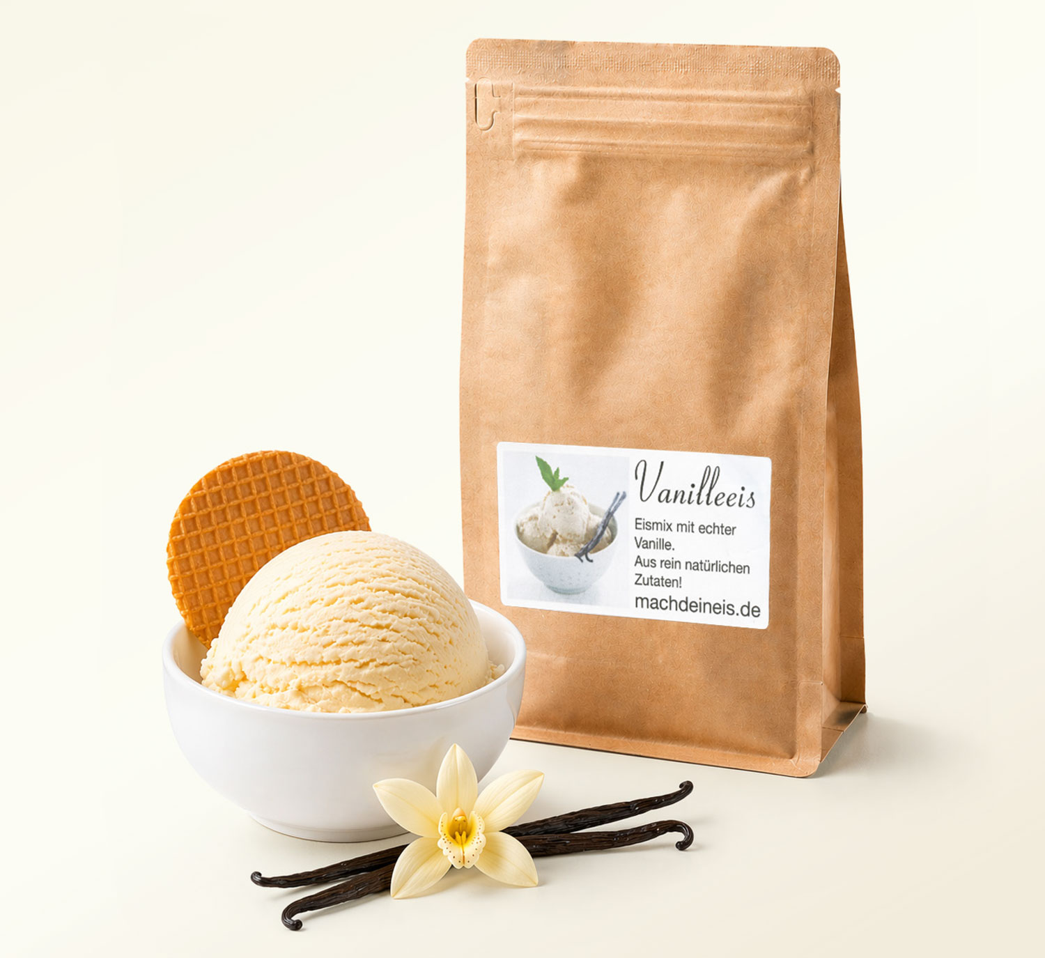 Eismischung f�r cremigen Eisgenuss