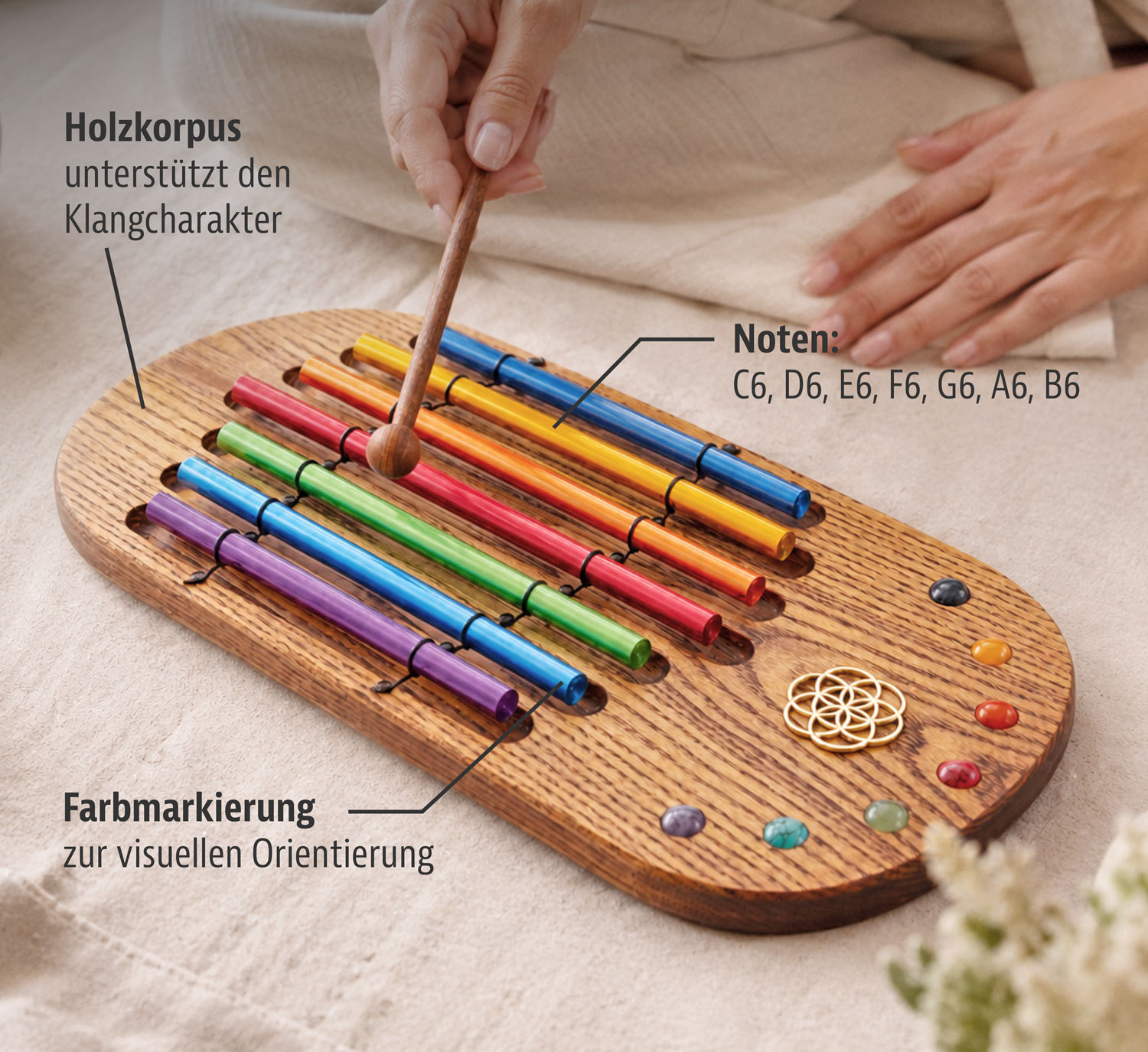 Xylophon �Chakra Rainbow�02