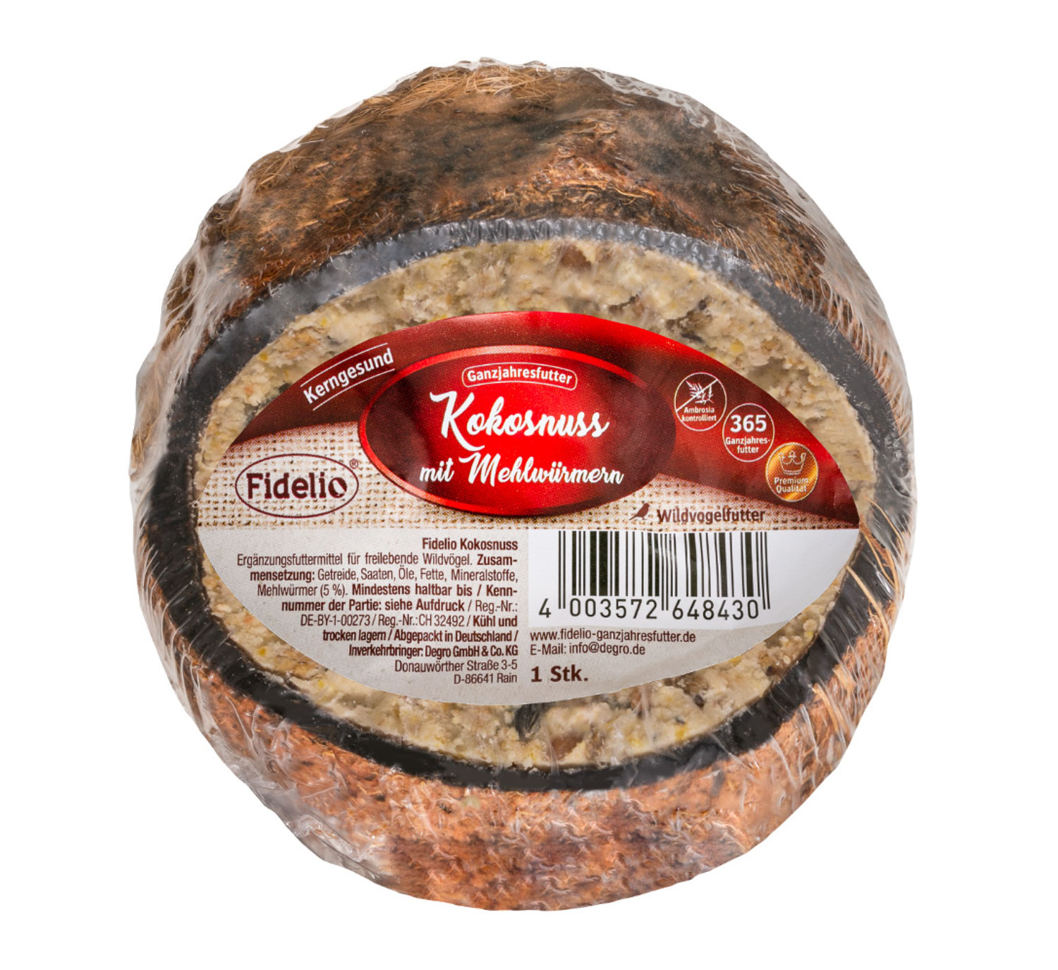 2er-Set Wildvogelfutter in Kokosnuss01