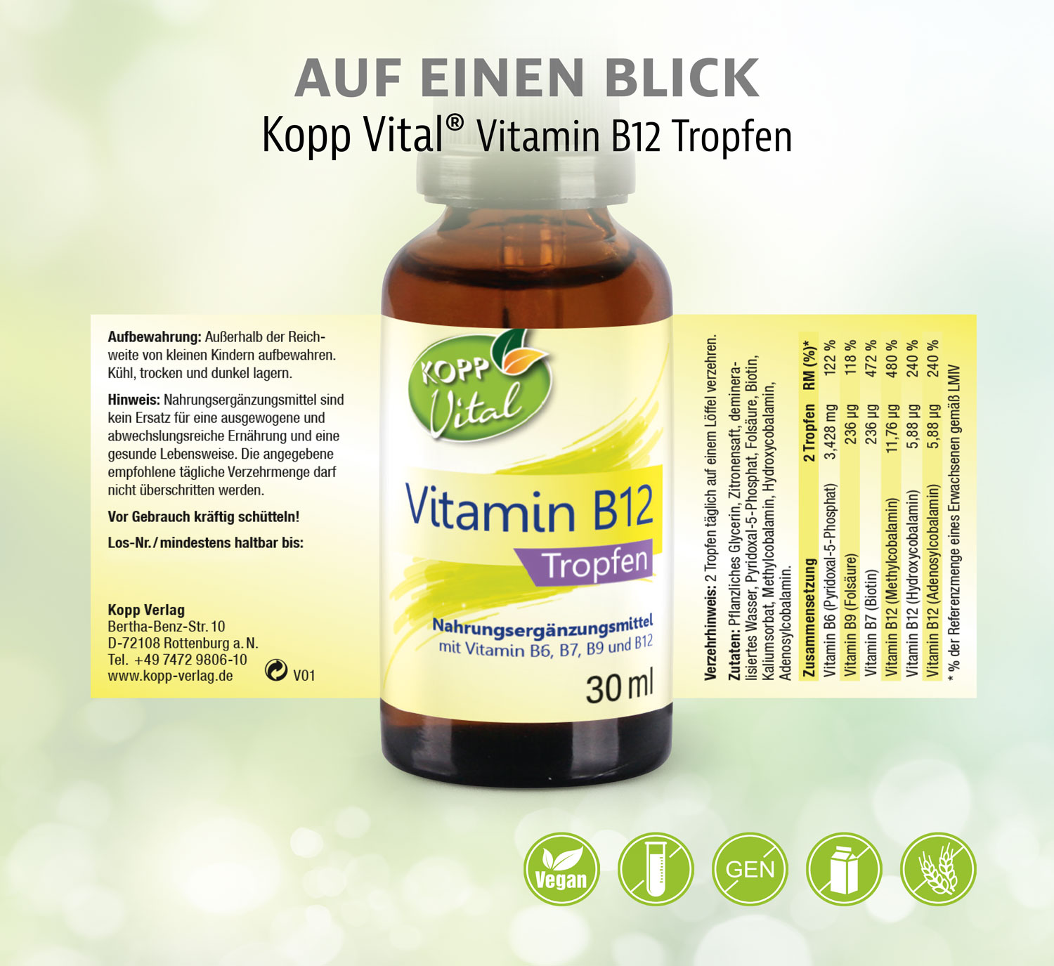 Kopp Vital� Vitamin B12 Tropfen / 23,5 �g / 30 ml02