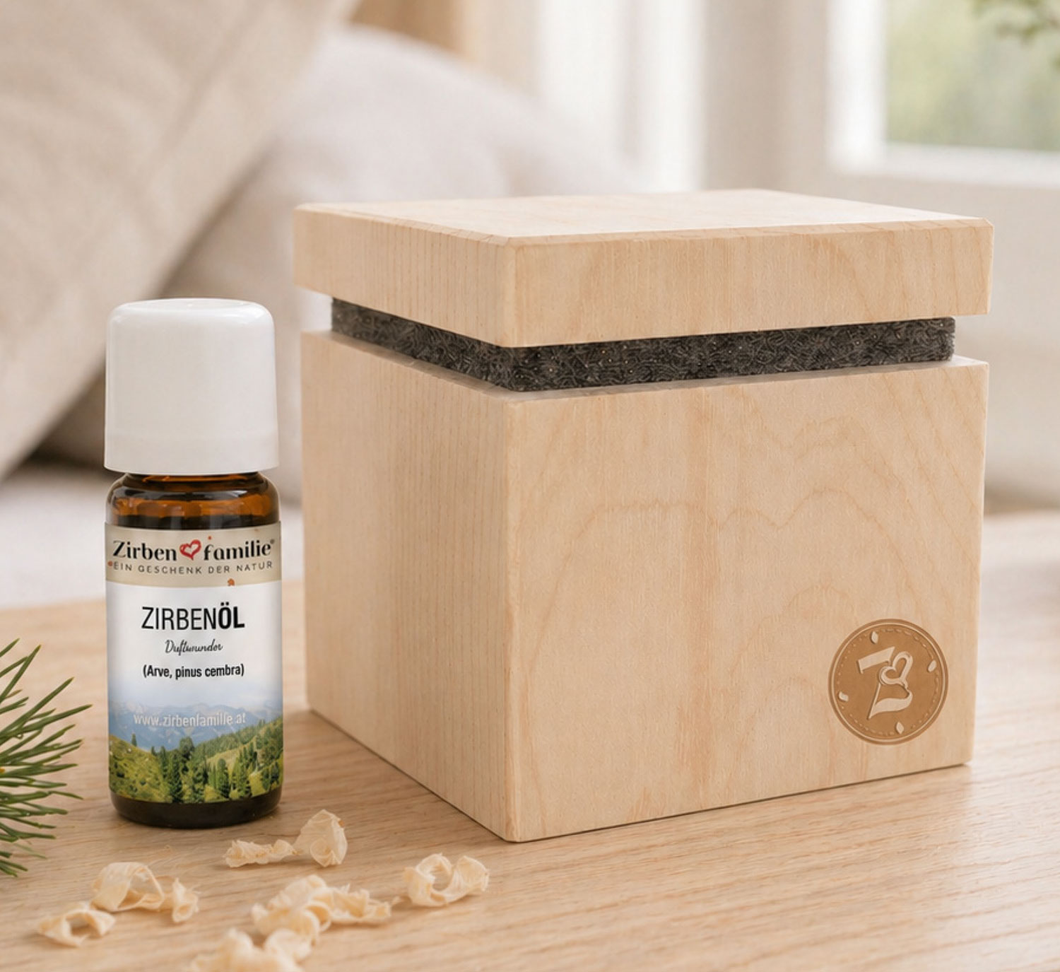 ZirbenW�rfel Premium Edition inkl. 10 ml Zirben�l