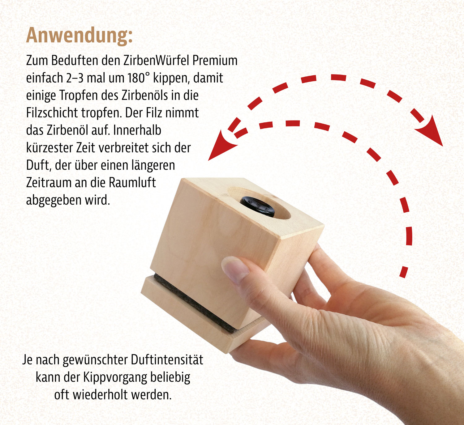 ZirbenW�rfel Premium Edition inkl. 10 ml Zirben�l04