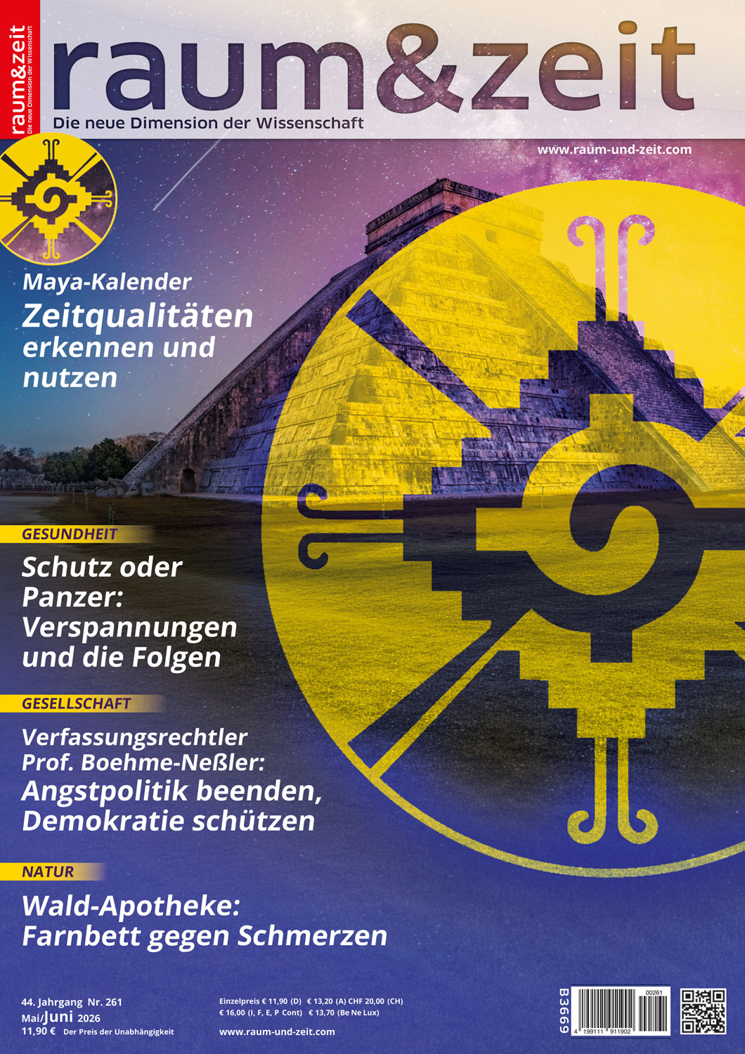 Raum & Zeit Ausgabe Nr. 261 Mai/Juni 2026