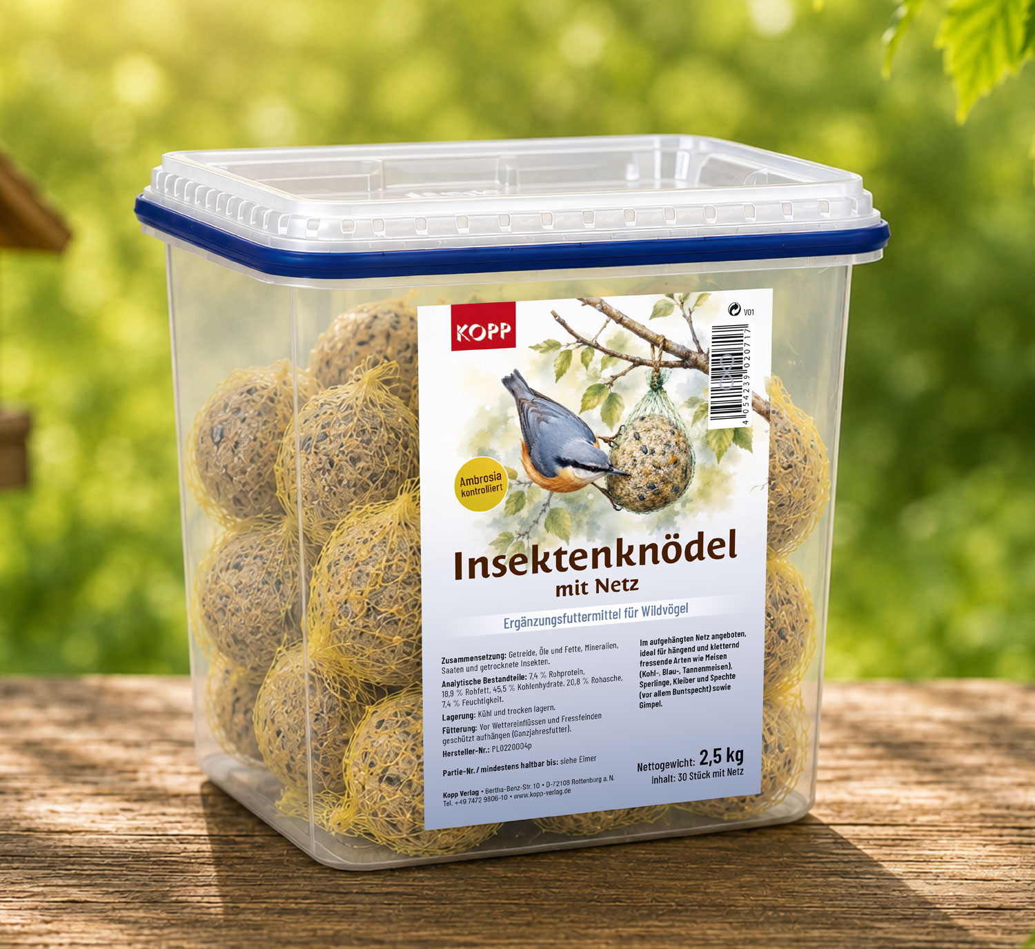 Insektenkn�del mit Netz