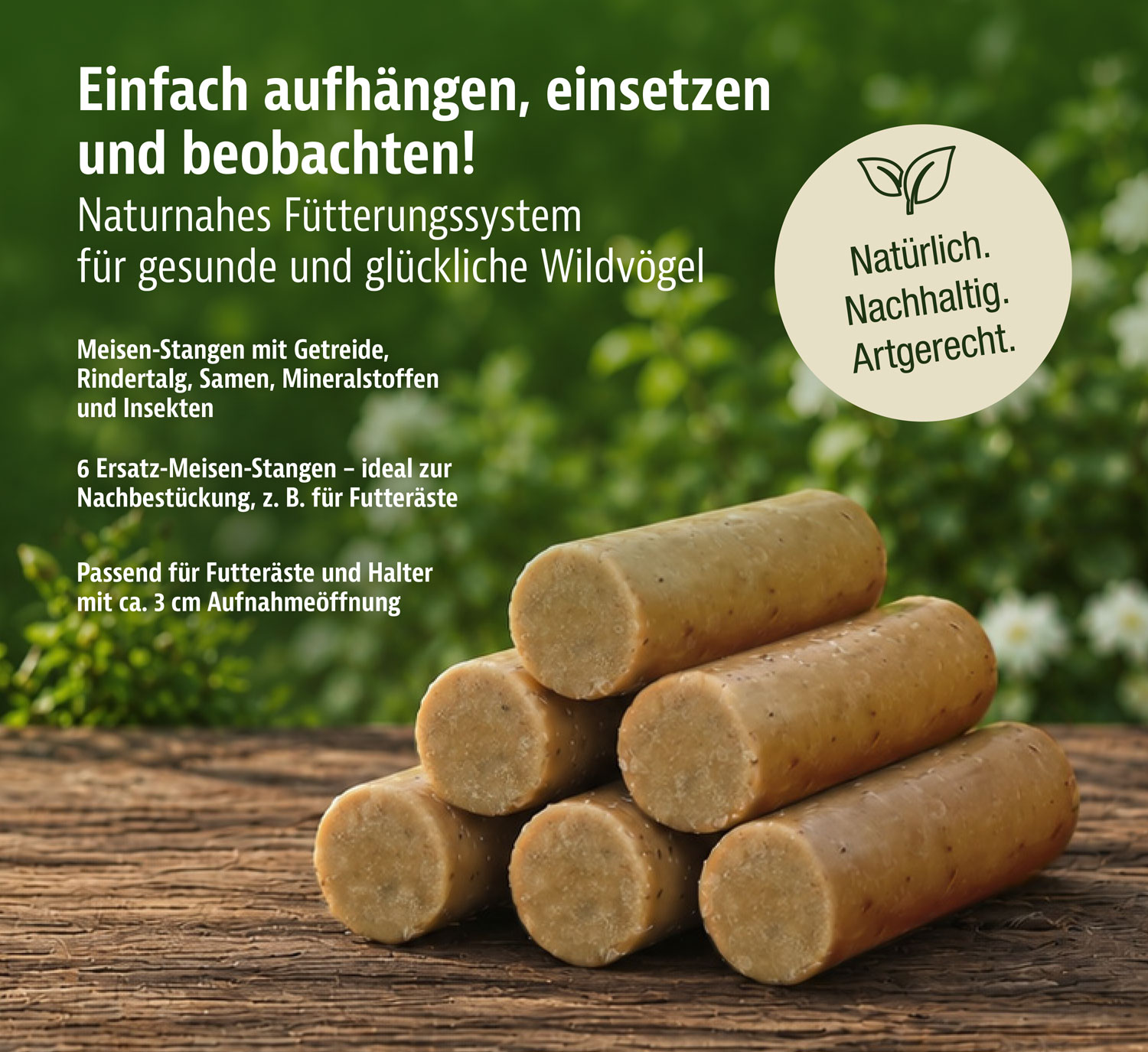 6er-Pack Meisenstangen mit Insekten02