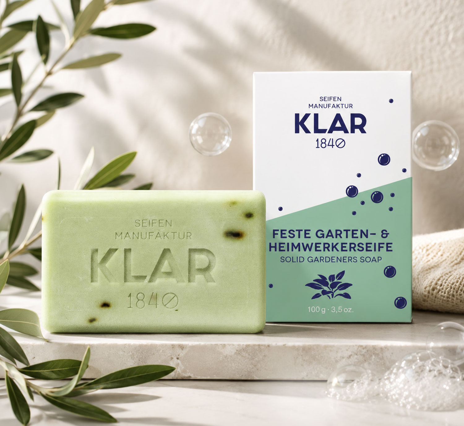 Klar feste Garten- & Heimwerkerseife