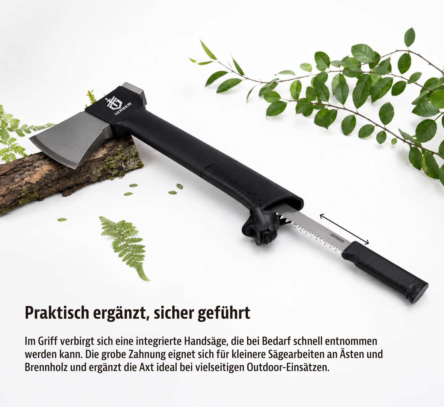 Gerber Outdooraxt und S�ge Gator Axe Combo II01