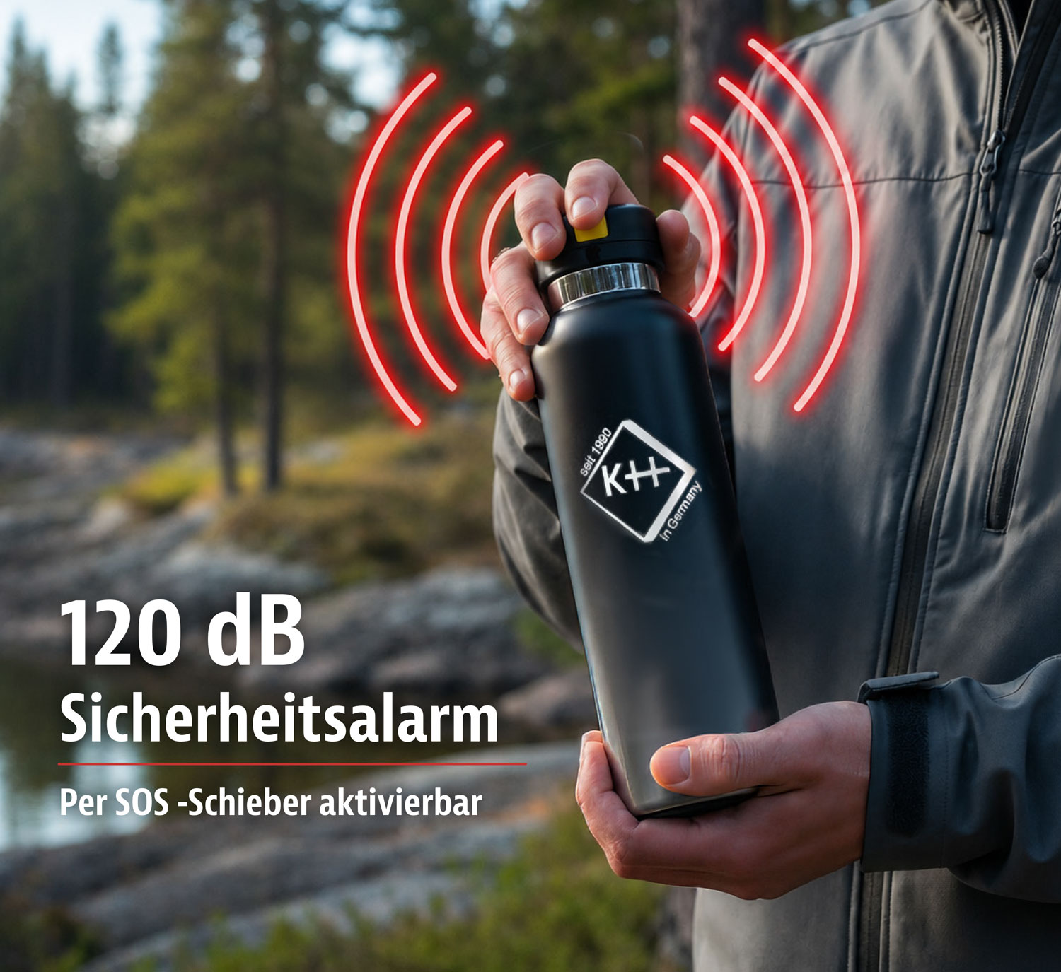Survival-Trinkflasche mit Alarm01
