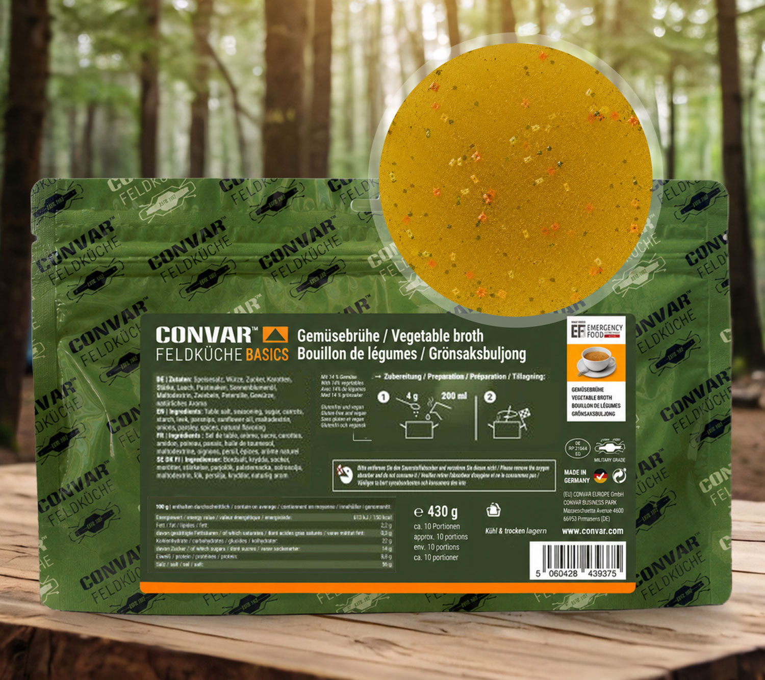 CONVAR Feldk�che Basics Gem�sebr�he