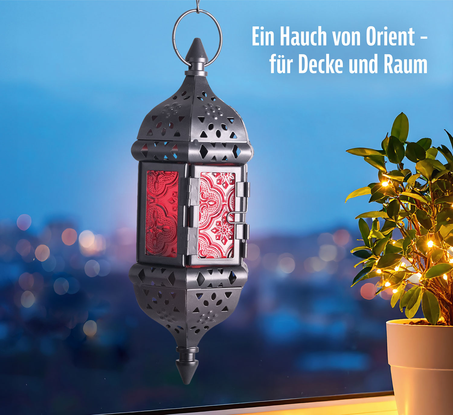 Orientalisches Laternen- und Teelicht-Set03