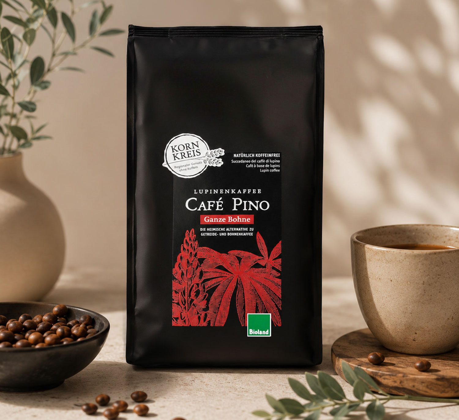 Kornkreis Bio-Lupinenkaffee Caf� Pino ganze Bohnen