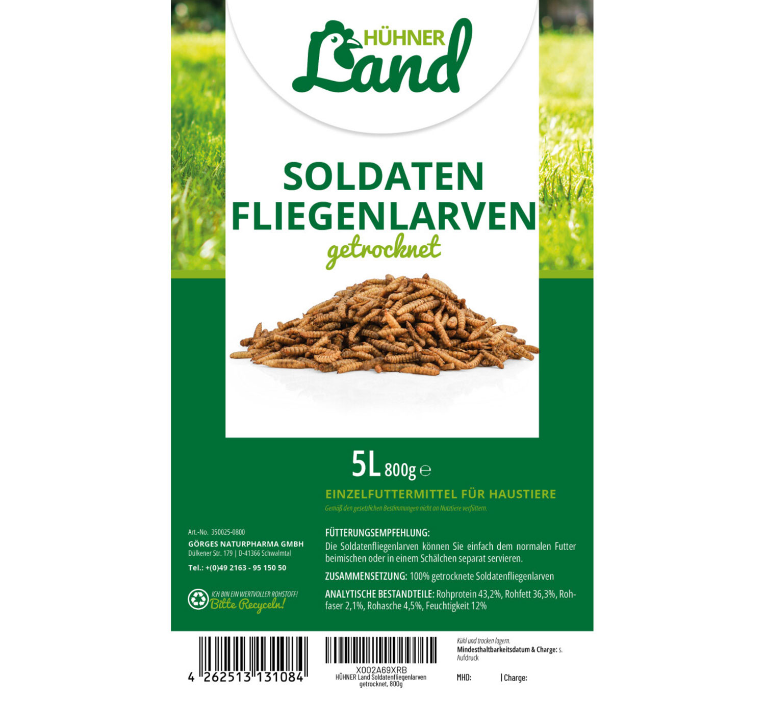 Soldatenfliegenlarven f�r Heim- und Wildtiere03