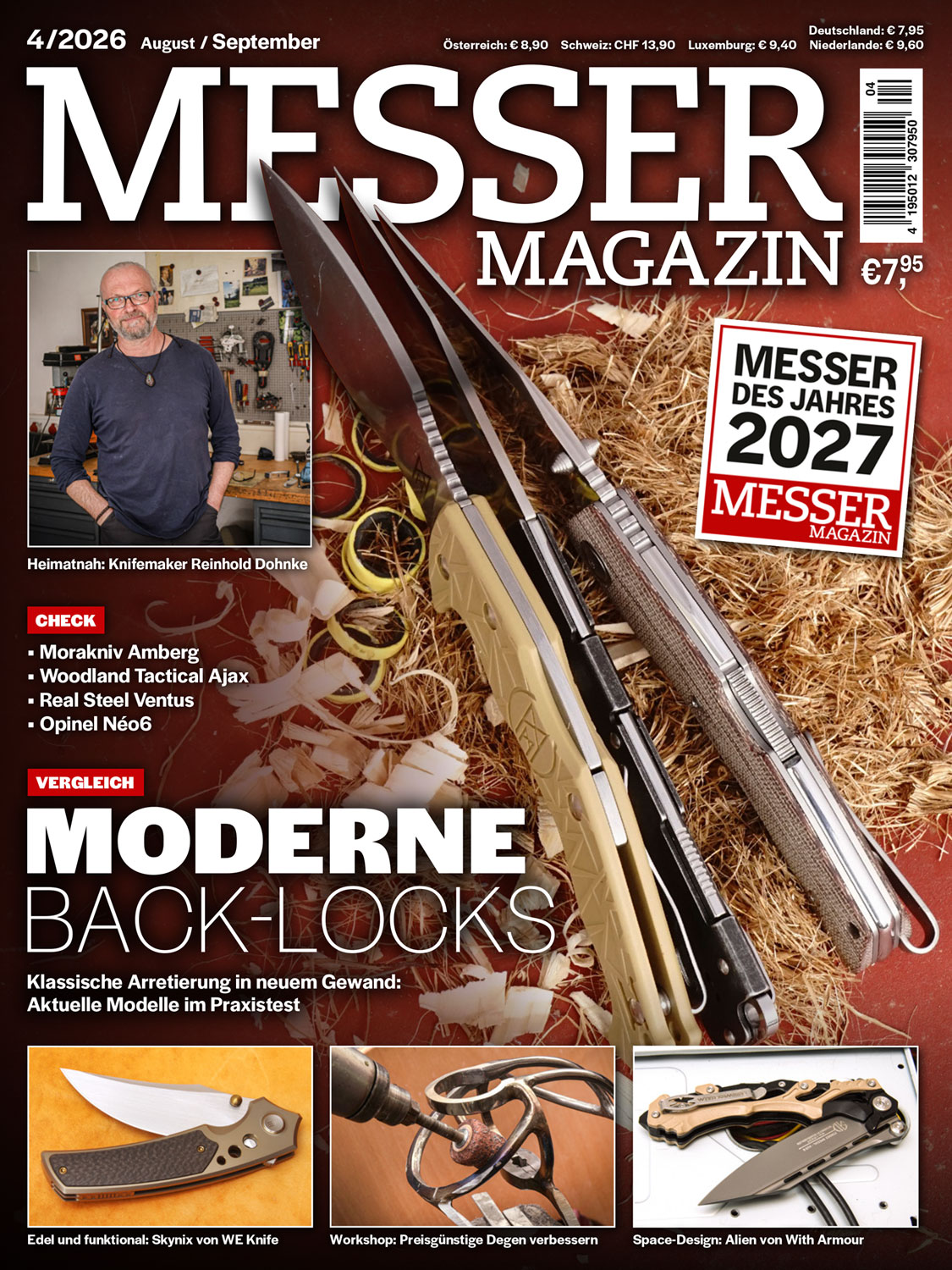 Messer Magazin Ausgabe 4/2026 August/September