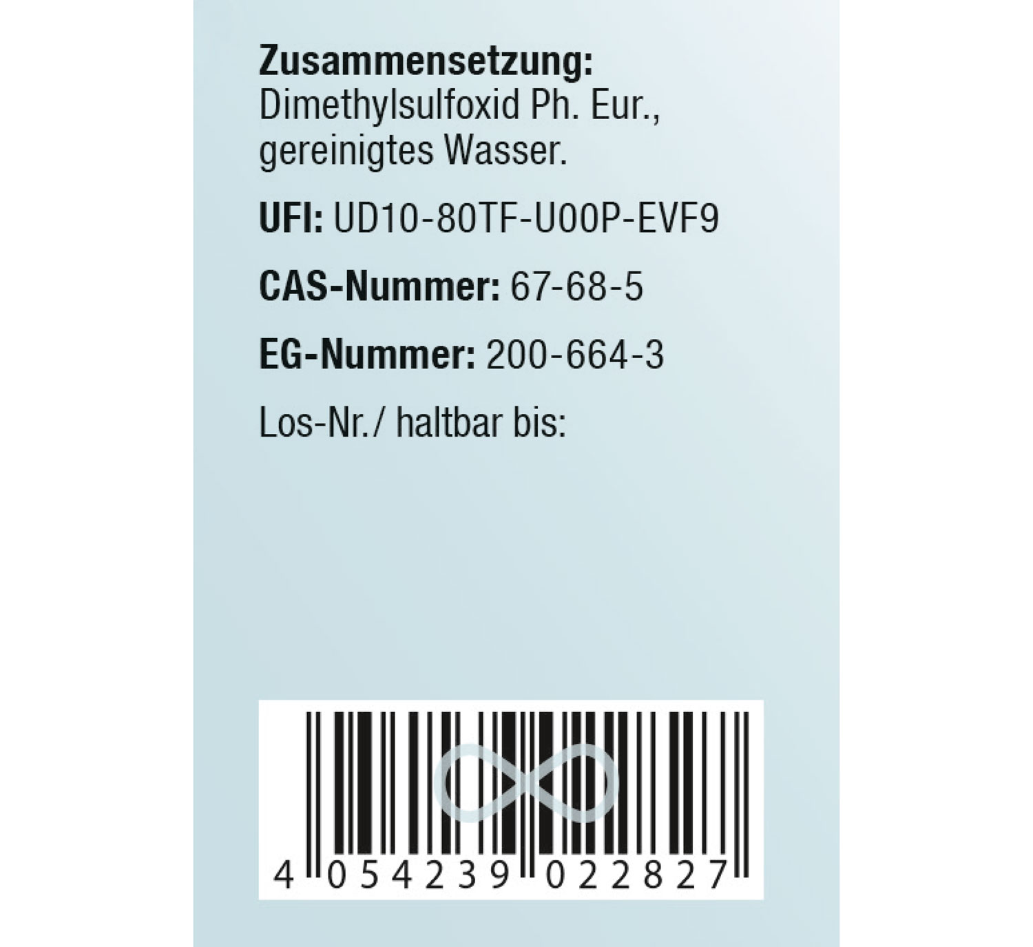 Kopp DMSO 50-prozentig 100 ml / 99,9 % rein / Ph. Eur. / Pipettenflasche03