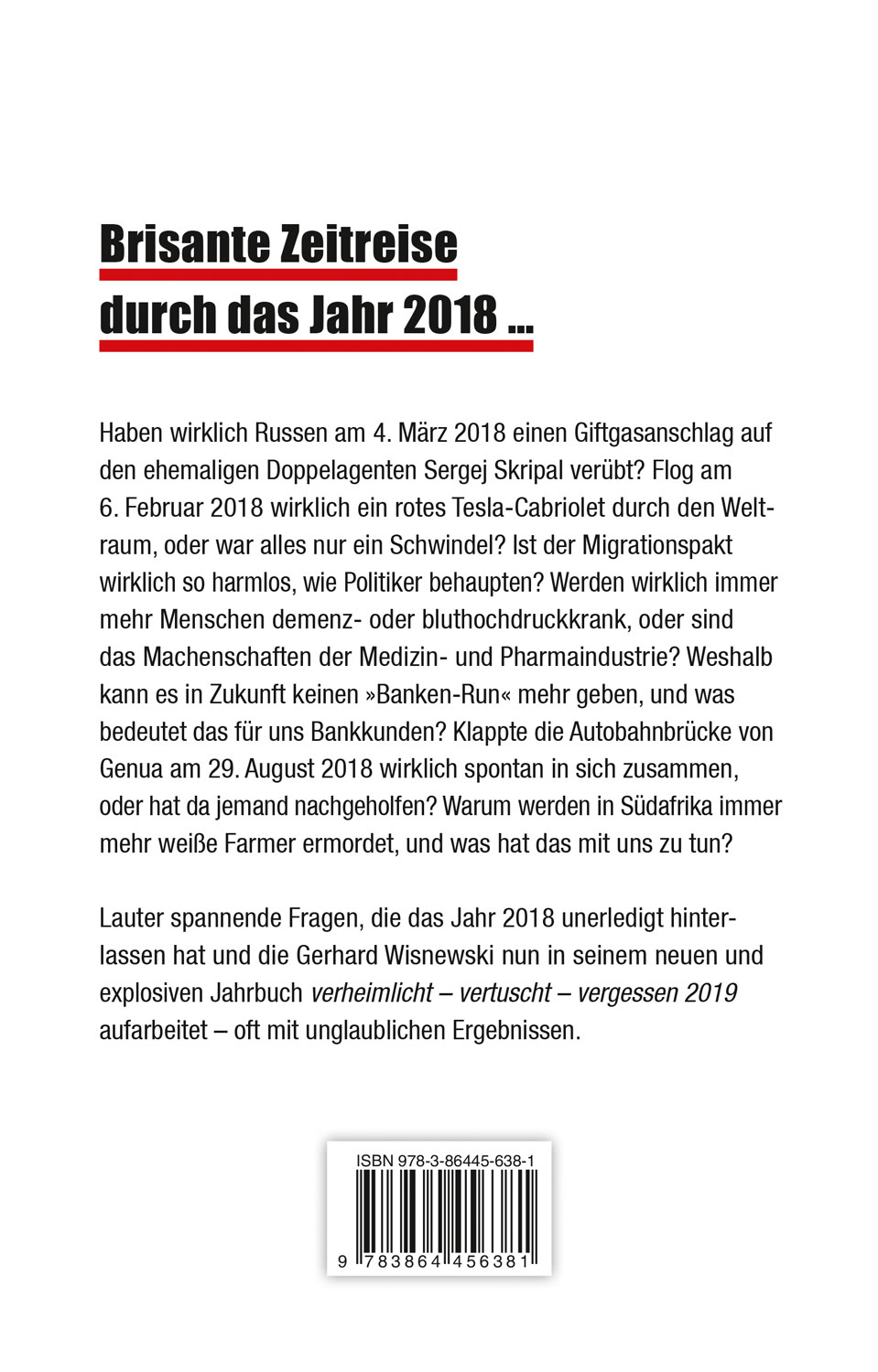 verheimlicht, vertuscht, vergessen 2019 - M�ngelartikel01