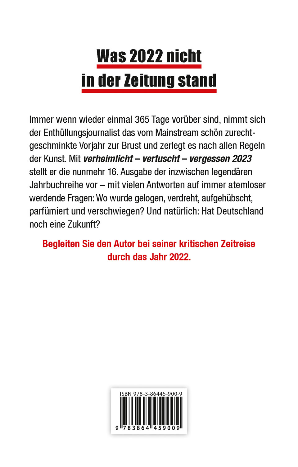 verheimlicht - vertuscht - vergessen 202301