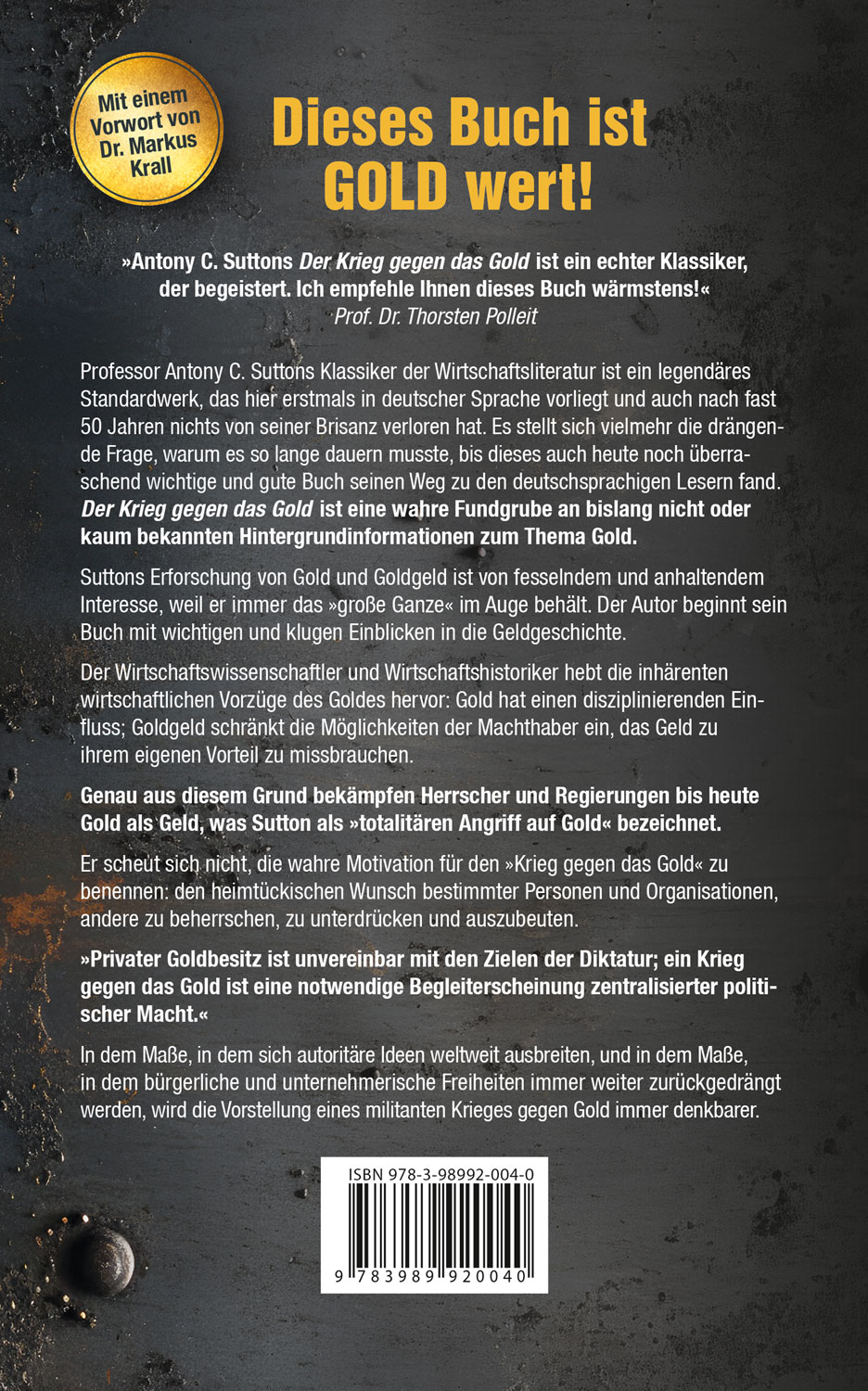 Der Krieg gegen das Gold01