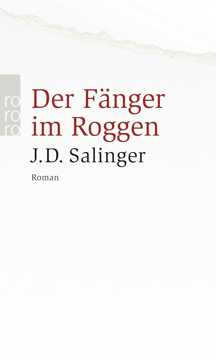 Der F�nger im Roggen - M�ngelartikel