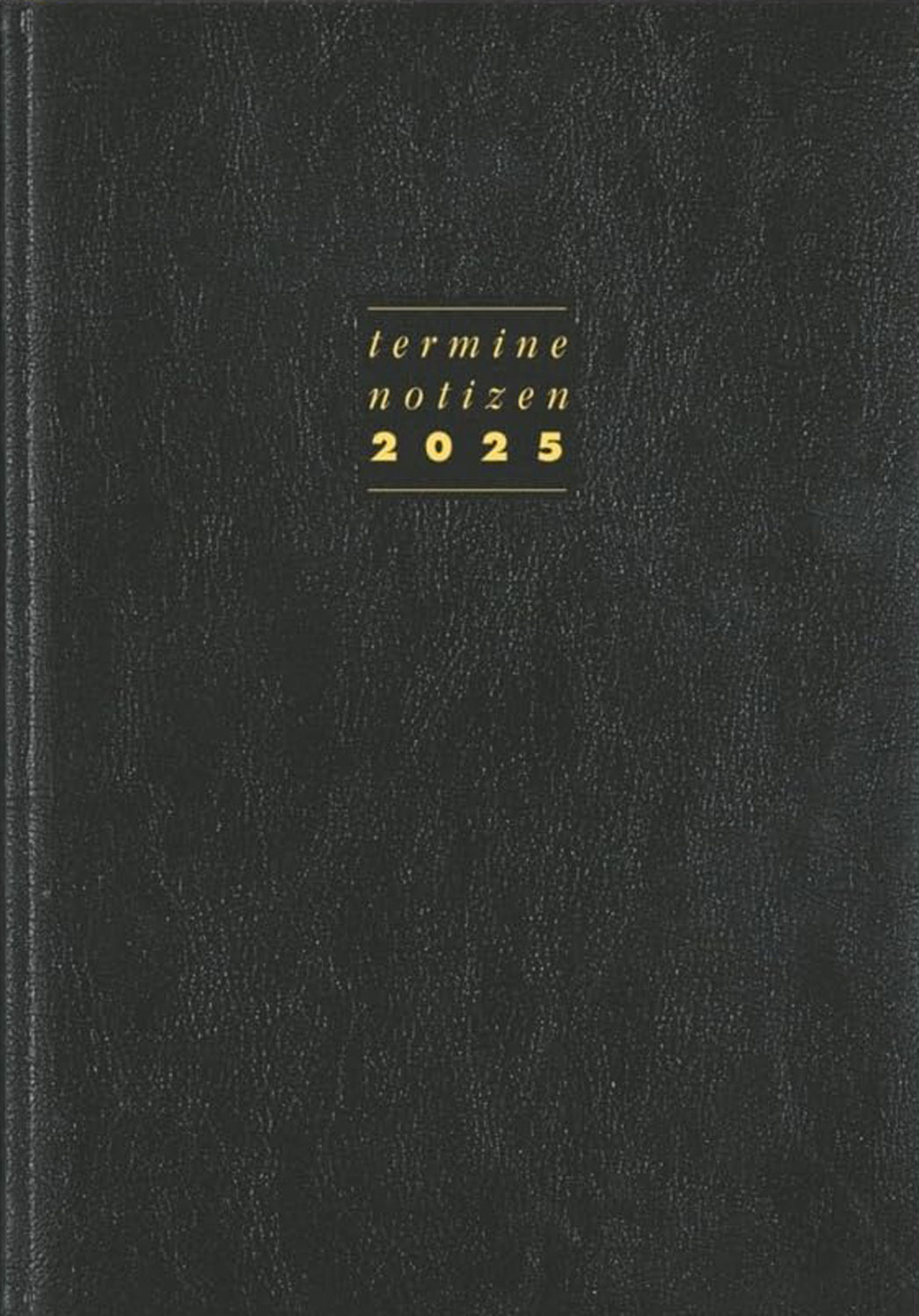 Terminer A6, Leder schwarz 2025 - M�ngelartikel
