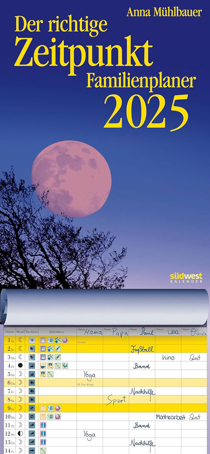 Der richtige Zeitpunkt Familienplaner 2025 - Mngelartikel