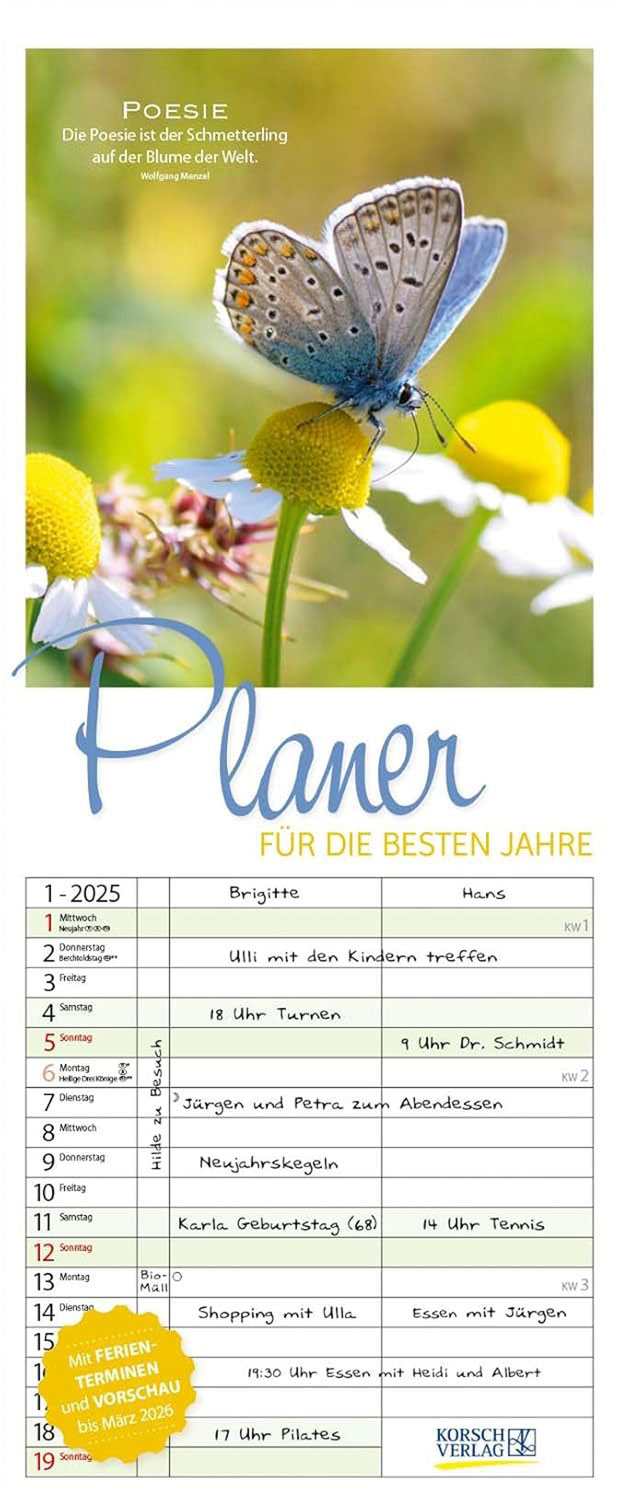 Planer fr die besten Jahre 2025 - Mngelartikel