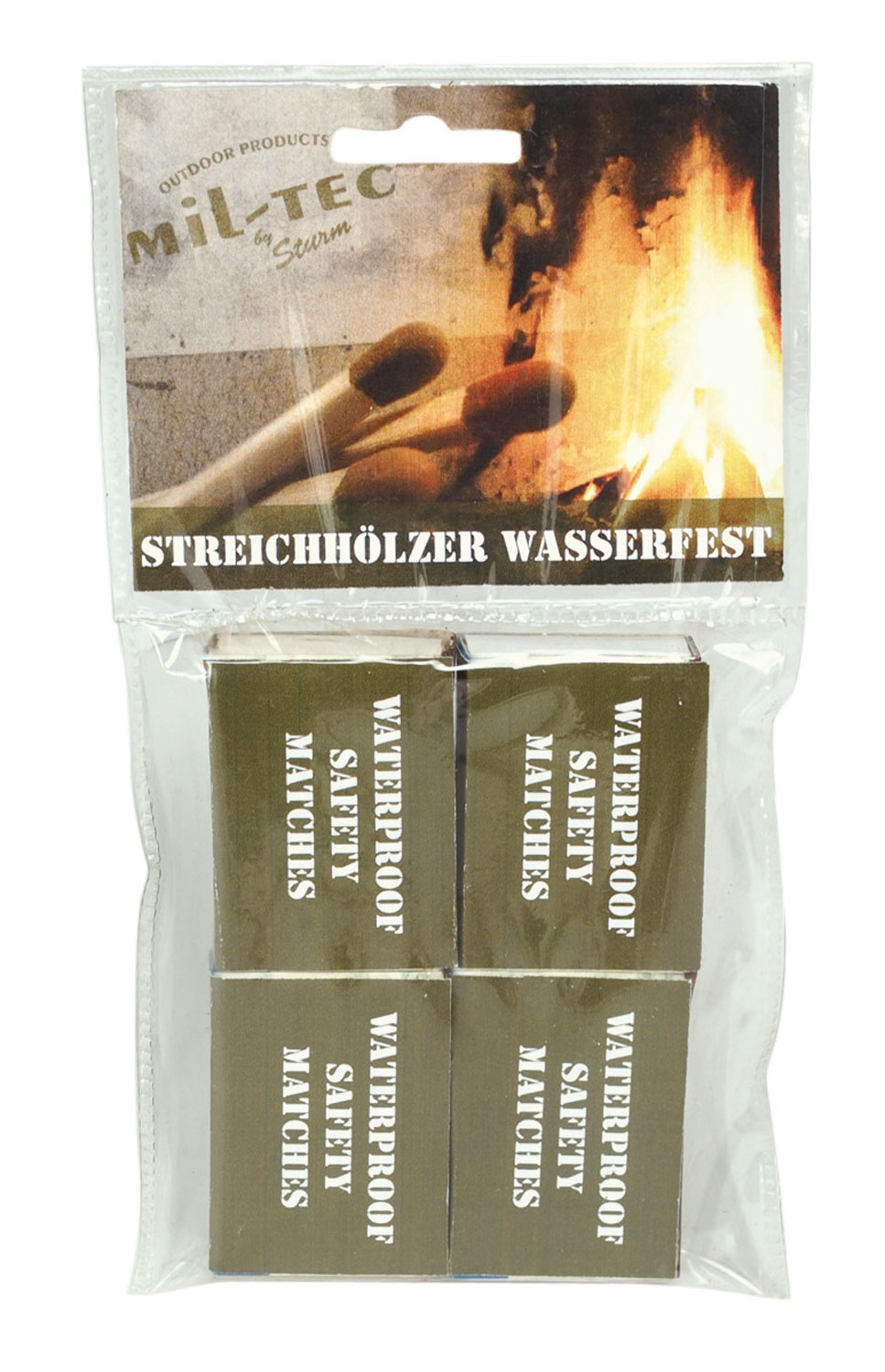 4er-Pack Streichhlzer wasserfest