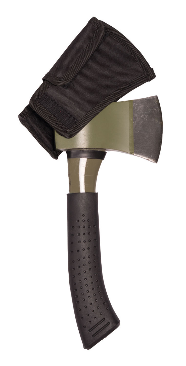 Vollstahlaxt mit Kopftasche