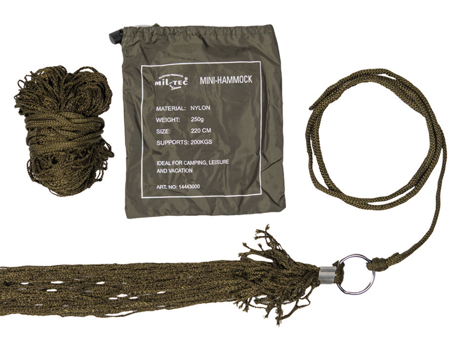 Minihngematte mit Packsack