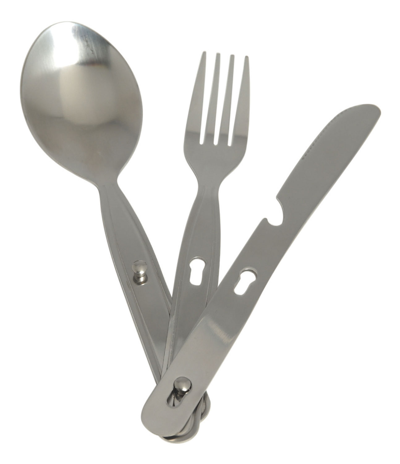 Campingbesteck 3-tlg. Edelstahl