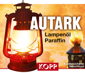 Autark Lampenöl / 100-prozentige Reinheit / Premium Qualität / 1 Liter / auch im 12er Karton / hochwertiges Paraffinöl_small01