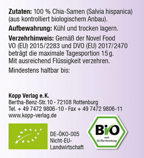 Kopp Vital ®  Bio Chia-Samen im Bügelglas - vegan_small03