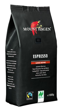 Mount Hagen Röstkaffee Espresso ganze Bohne_small