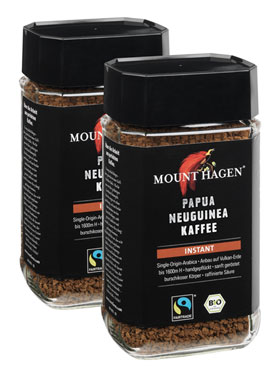 2er-Pack Mount Hagen Bio Papua Neuguinea Kaffee Instant_small