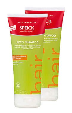 2er Pack Speick Natural Aktiv Shampoo Glanz & Volumen - je 200ml_small