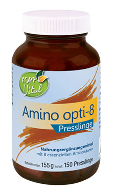 Kopp Vital ®  Amino opti-8 Presslinge - vegan - Master Amino Acid Pattern (MAP)_small
