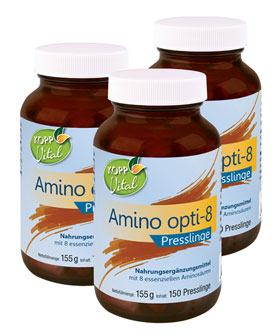 Kopp Vital ®  Amino opti-8 Presslinge - vegan - Master Amino Acid Pattern (MAP)_small