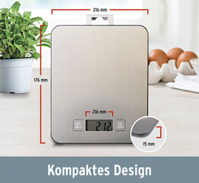 Digitale Edelstahl-Küchenwaage mit Timer bis 15 kg_small02