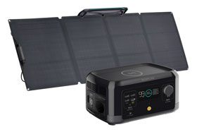 EcoFlow RIVER mini Wireless Powerstation 210 Wh mit Solarpanel 110 W_small