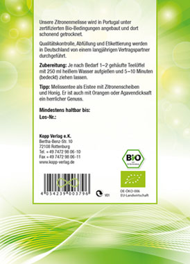 Kopp Vital ®  Bio-Zitronenmelisse Tee_small02