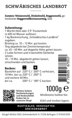 Schwäbisches Landbrot Weizen-Backmischung_small01