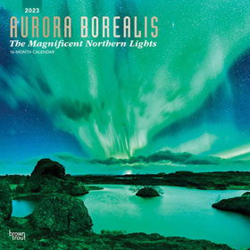 Aurora Borealis: The Magnificent Northern Lights - Nordlicht 2023 - 16-Monatskalender_small