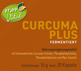 Kopp Vital ®  Curcuma Plus fermentiert Kapseln mit Curcumin und Phospholipiden in höchster Bioverfügbarkeit_small01